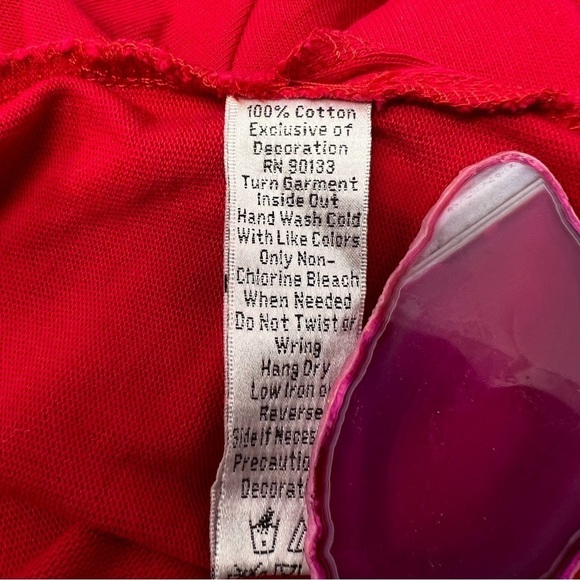 Quacker Factory Red Sequined Beaded Lighthouse Sailboat 3/4 Sleeve Cotton Top 1X - Picture 12 of 12